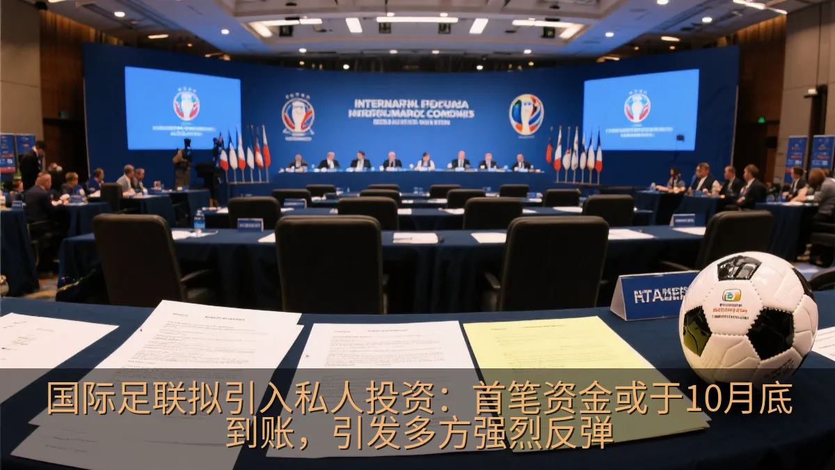 国际足联拟引入私人投资：首笔资金或于10月底到账，引发多方强烈反弹