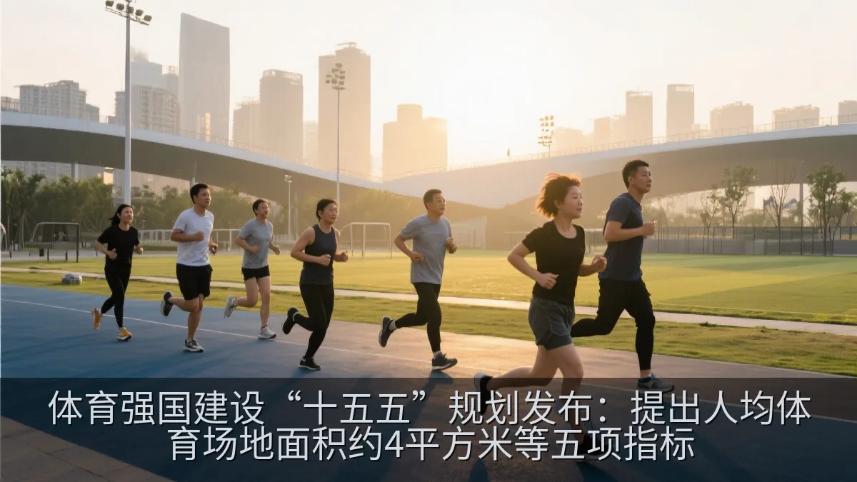 体育强国建设“十五五”规划发布：提出人均体育场地面积约4平方米等五项指标